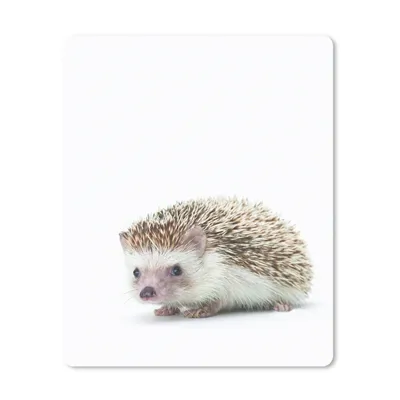 Produktbild von MuchoWow® Mauspad Mousepad Igel - Tiere - Weiß 30x40 cm - Mousepads - Maus Mat - Pad - Mausunterlage - Mausmatten