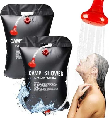 Produktbild von Famanu Campingdusche 20L - Tragbare Solardusche für Outdoor-Aktivitäten