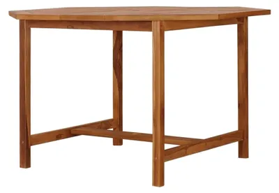 Produktbild von Esstisch für den Garten aus Teakholz 110x110x75cm
