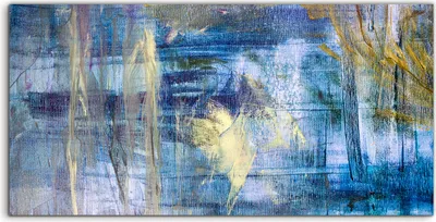 Produktbild von Coloray Acrylbild 140x70  Wandbild Acrylbilder Malerei Künstlerische helle Farben