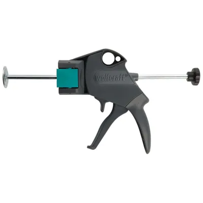 Produktbild von wolfcraft GmbH 1 MG 300 - Mechanische Kartuschenpresse, Patronenkartuschenpresse, Schwarz, Kunststoff, 310 ml, Acrylglas, Silikon, 360 mm
