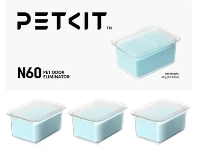Obrázok produktu pre PETKIT N60-3pcs, Deodorant pre podstielky pre domáce zvieratá, Viacfarebný, PETKIT PUROBOT ULTRA, PUROBOT MAX PRO, PUROBOT CRYSTAL DUO