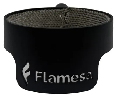 Immagine prodotto di Logollinen lasiputken pidike | Flare & Lumina -pellettiterassilämmittimet | Flamesa®
