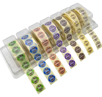 Kaffee-Etiketten-Set 20 mm, 7 Rollen, 7000 Stück