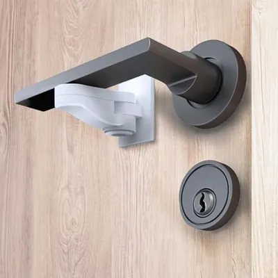 Productafbeelding van PromoHome® 4 stuks deurklink-veiligheidssloten – kinderslot, eenvoudige montage, wit