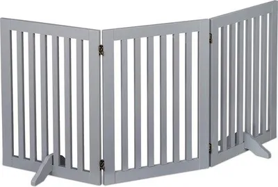 Produktbild von Famanu Hundezaun - 70 x 154 cm, faltbar, grau