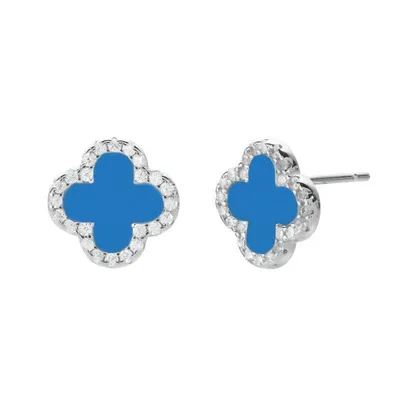 Produktbild von Ohrringe 925er Sterlingsilber 18 mm – mit  Zirkonia,