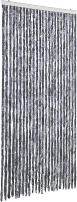 Produktbild von vidaXL Fliegenvorhang Silbern 100x200 cm Chenille