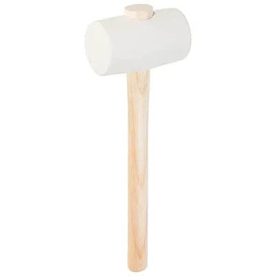 Produktbild von Picard Gummihammer, weiß, Eschenstiel 130x75