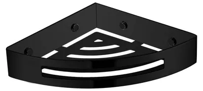 Produktbild von Omnires UNI UN10332BL Dusch-Eckablage, schwarz