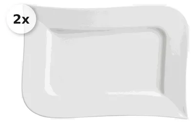 Produktbild von Servierplatte 26x17cm 2er Set Via Melodie