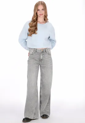 Image de Pull à capuche pour femmes SAPORTA - bleu clair, taille XS