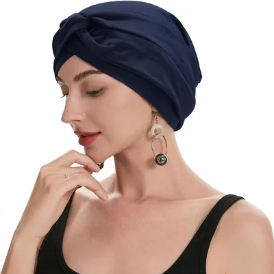 Produktbild von Solidchoice – Leichte, vorgefertigte Turban-Kopfbedeckung für Damen