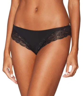 Produktbild von Triumph Lovely Micro Tai Floral Lace, Unterhosen, Hipster-Höschen, Erwachsener, Weiblich, Schwarz, XS