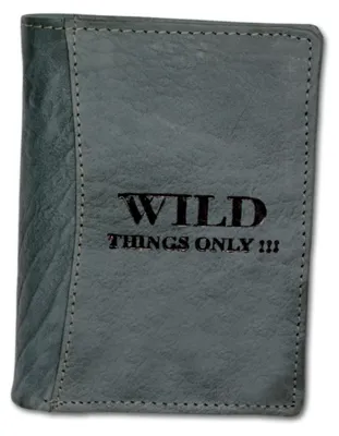 Zdjęcie produktu dla Wild Things Only zapięcie na zatrzask niebiesko-szara skóra OPJ100B