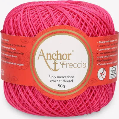Produktbild von Anchor Freccia 6 – Feines Baumwollgarn für Häkelprojekte (Color 08313)