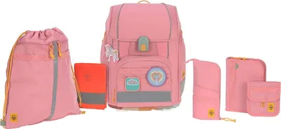 Produktbild von Lässig Boxy Unique pink 1205015634 Schulranzenset