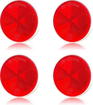 Produktbild von Kunststoffreflektorsignal - Aufsteckreflektoren für Auto und Anhänger