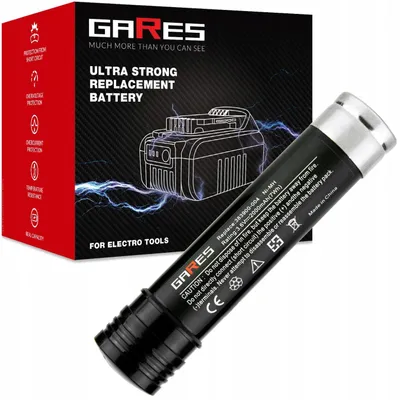 Zdjęcie produktu dla GARES Akumulator Bateria do elektronarzędzi Black Decker VP100 VP600U VP7251C VP825K | 3,6 V 2Ah | Seria Wzmocniona High-Performance | Wysoka Moc