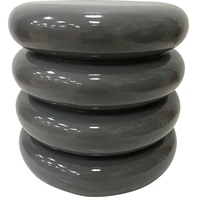 Produktbild von Lesli Living - Gartentisch Talum - Grau - Ø40x40,5cm
