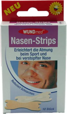 Immagine prodotto di WUNDmed® 02-096 WUNDmed® Pflaster Nasen-Strips 02-096 beige 1,9 x 6,6 cm, 10 St.