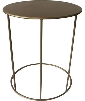 Productafbeelding van Bijzettafel Emma goud ø40x54,5cm