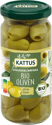 Produktbild von grüne Oliven ohne Stein