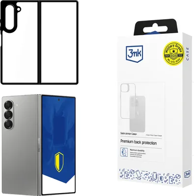 Produktbild von 3mk Schutzhülle Armor Case+ Cover für Samsung Galaxy Z Fold 6 transparent Backcover