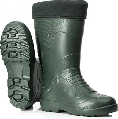 Produktbild von Leichte gefütterte Gummistiefel Herren EVA Gr  40-49 Thermo Winter Arbeit Stiefel