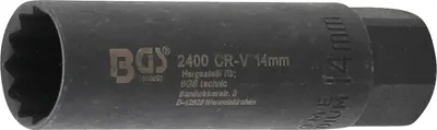 Image de BGS 2400 Douille pour bougie d'allumage, 14 mm, avec ressort de maintien