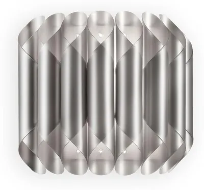 Image de Applique Moderna 1 Luce Louise In Polilux Silver Italy