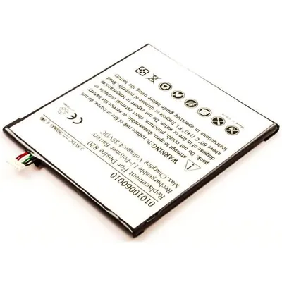 Produktbild von Akku für Htc 35H00232-00M Li-Pol 3,8 Volt 2600 mAh weiß.