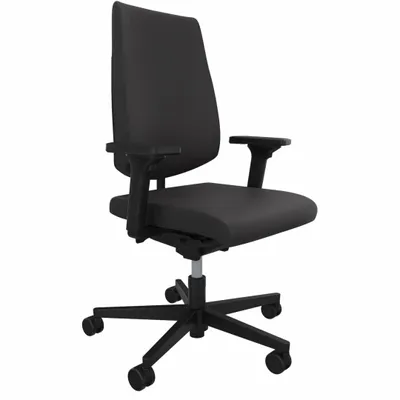 Produktbild von Sedus Black Dot bd-103, Bürostuhl, Vollpolster, hohe Rückenlehne, Fix & Fertig Edition, Schnelllieferprogramm (Komfort, Schwarz)