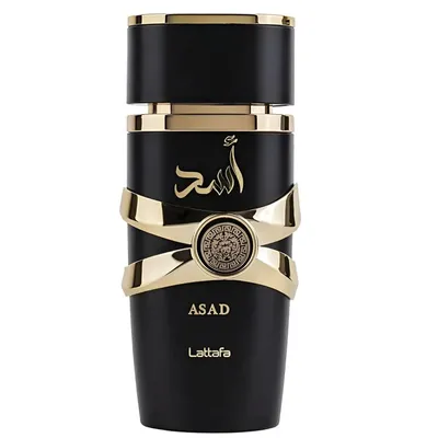 Obrázek produktu pro Lattafa Asad, Pánské, 100 ml, Tekutý parfém, Black Pepper, Pineapple and Tobacco, Coffee, Patchouli and Iris, Amber, Vanilla, Dry Woods, Benzoin and Labdanum