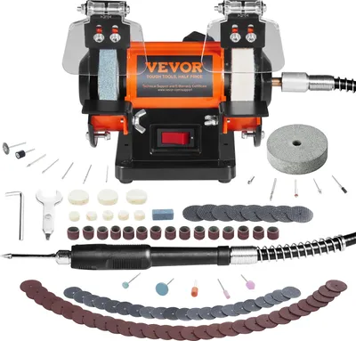 Obrázok produktu pre VEVOR dvojitá brúska 150mm 50W dvojitá elektrická brúska
