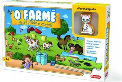 Obrázok produktu pre EFKO Naratívne puzzle o farme 9 kusov