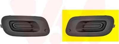 Produktbild von VAN WEZEL Lüftungsgitter Grill Stoßfänger für FIAT Panda Schrägheck (312, 319) ohne Loch/Löcher für Nebellampen