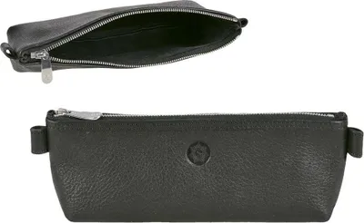 Produktbild von Sonnenleder Stiftemäppchen Stifteetui Federtasche Schlamper Leder BERIT schwarz 801-112-02