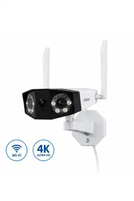 Image de Caméra IP WiFi 6 4K de la série Reolink Duo W730 (Duo 2 WiFi), avec vision panoramique à 180°, double objectif, détection par intelligence artificielle, vision nocturne couleur, port LAN, indice de protection IP67