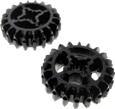 Produktbild von 2x Lego Technic Zahnrad 20 Zähne schwarz Rad Mindstorms 4177430 18575 32269