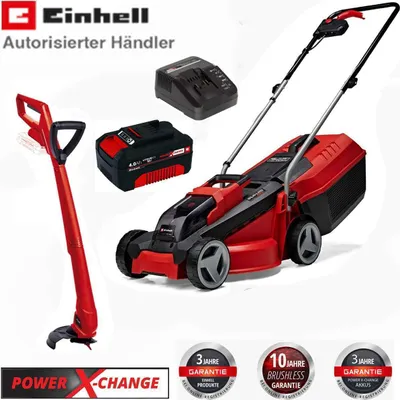 Produktbild von Einhell City Rasenmäher GE-CM 18/30 Rasentrimmer-18V Akku 4.0 Ah