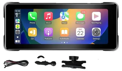 Produktbild von Drahtloses Motorrad CarPlay, IP67 wasserdicht, KEIN DVR KEINE Kamera, Keine