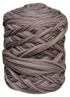 1m Filzwolle meliert Märchenwolle Merino Nassfilzen Trockenfilzen Spinnen Meterware melange choc