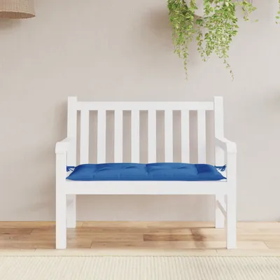 Produktbild von vidaXL Gartenbank-Auflage Blau 100x50x7 cm Oxford-Gewebe