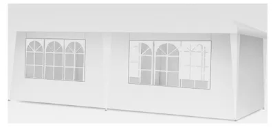 Produktbild von Pavillon 3x6m, Gartenpavillon mit 6 abnehmbaren Seitenwänden und Fenstern, Partyzelt, Festzelt, Gartenzelt, UV-Schutz für Garten, Party, Hochzeit