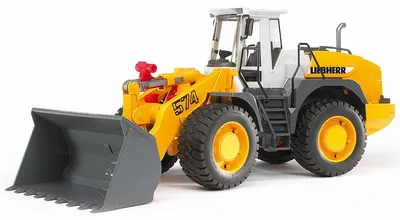 Produktbild von bruder 02430 - Liebherr Radlader L574-1:16 Frontschaufel Baustelle Baufahrzeug Baumaschine Spielzeug