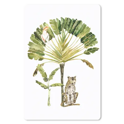 Produktbild von MuchoWow® Mauspad Mousepad Dschungel - Leopard - Tiere 18x27 cm - Mousepads - Maus Mat - Pad - Mausunterlage