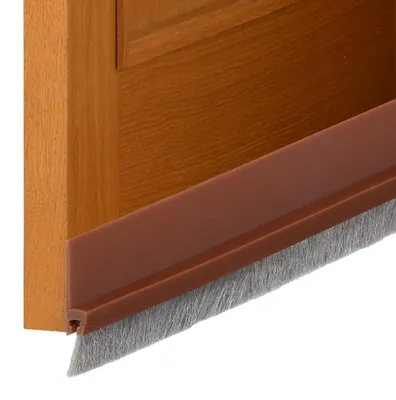 Immagine prodotto di 3 strisce sigillanti per porte, lunghezza 102 cm, con spazzola e adesivo