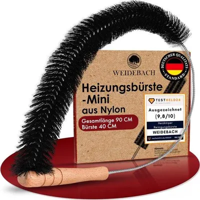 Immagine prodotto di Spazzola per la pulizia del radiatore in nylon, 90 cm, 40 cm flessibile, senza peli di animale