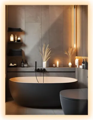 Produktbild von Rechteckiger LED Spiegel - Wandspiegel Wohnzimmer Boho - Warmweiß 3000K - 80x60cm